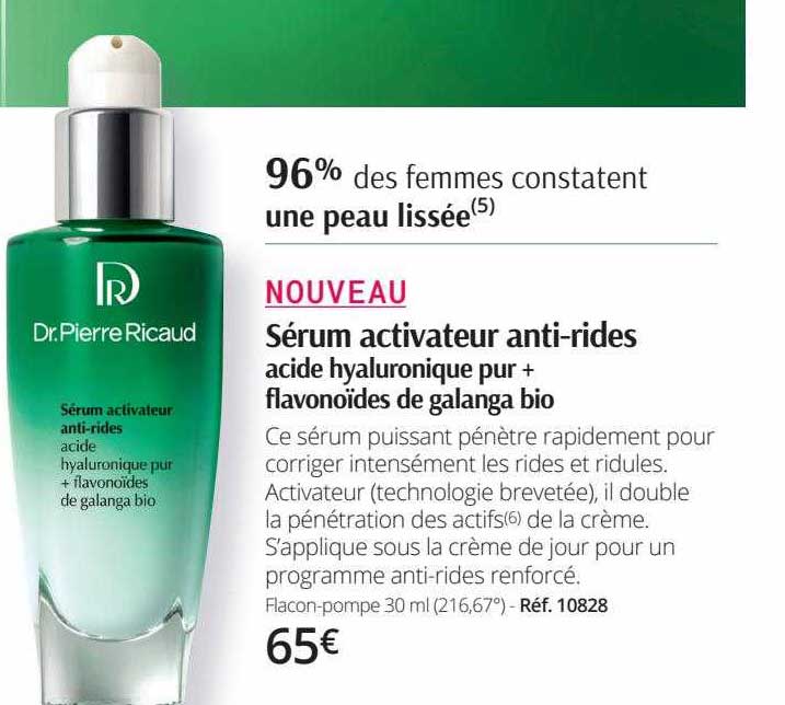 sérum activateur anti-rides