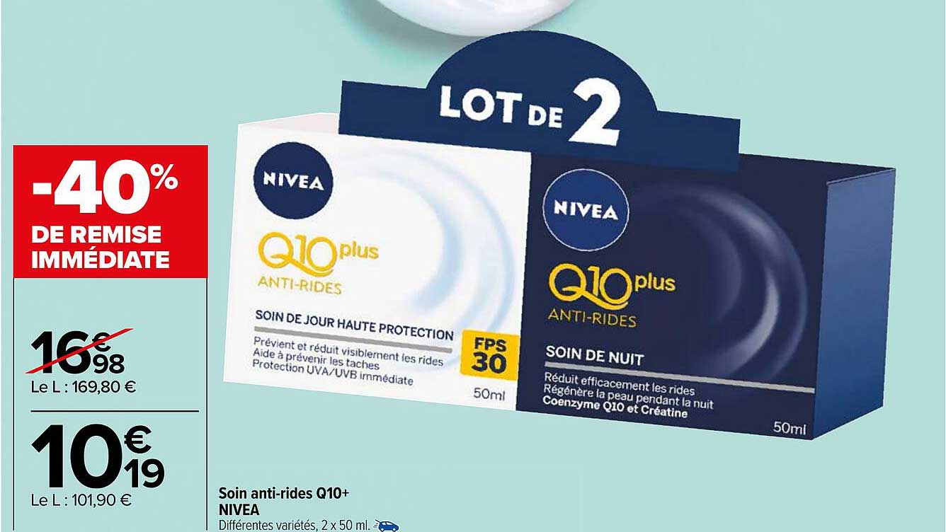 soin anti-rides q10+ nivea