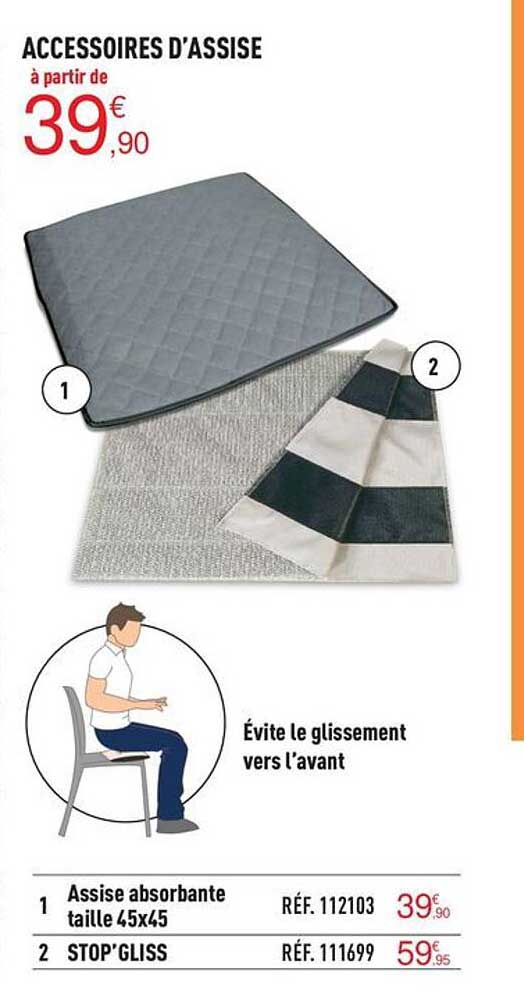 accessoires d'assise
