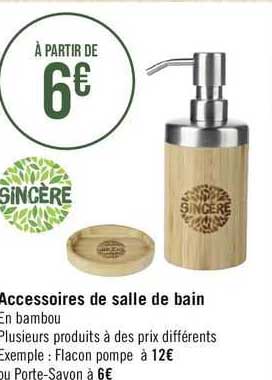 Accessoires De Salle De Bain Sincère