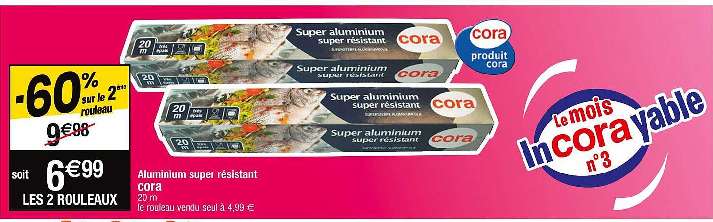aluminum super résistant cora
