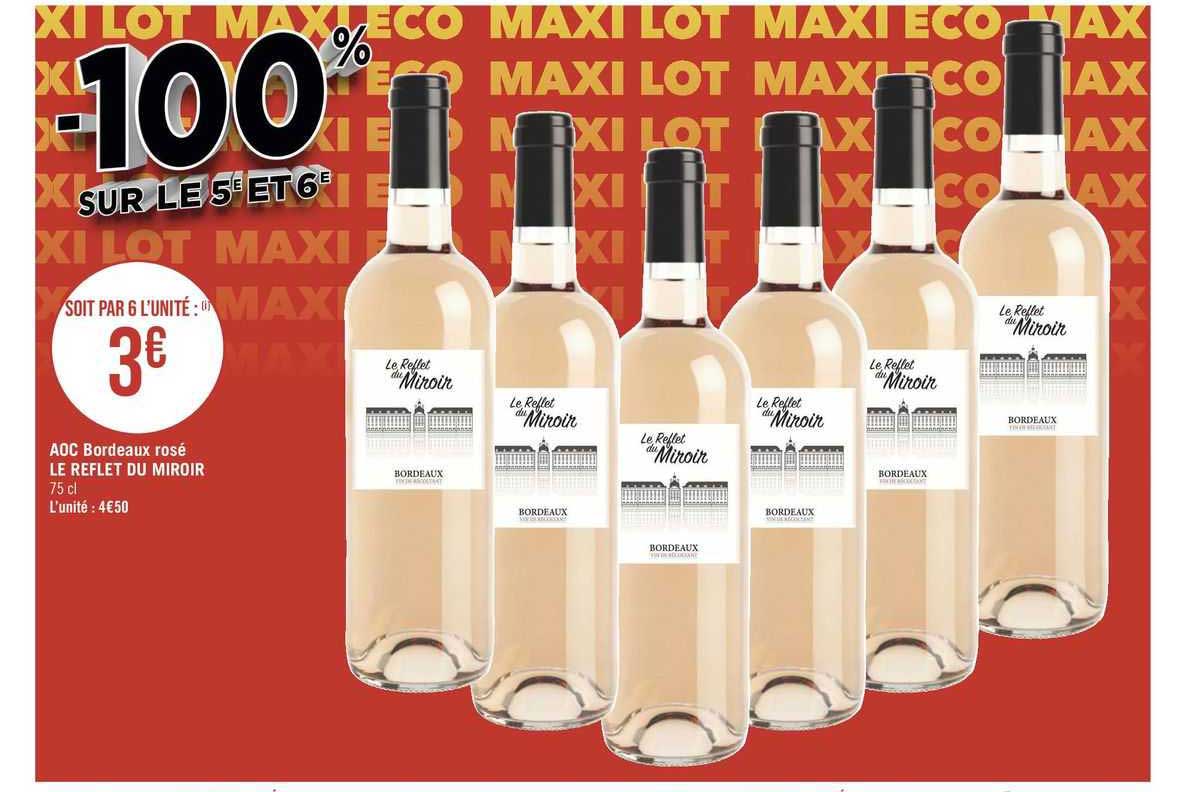 Aoc Bordeaux Rosé Le Reflet Du Miroir