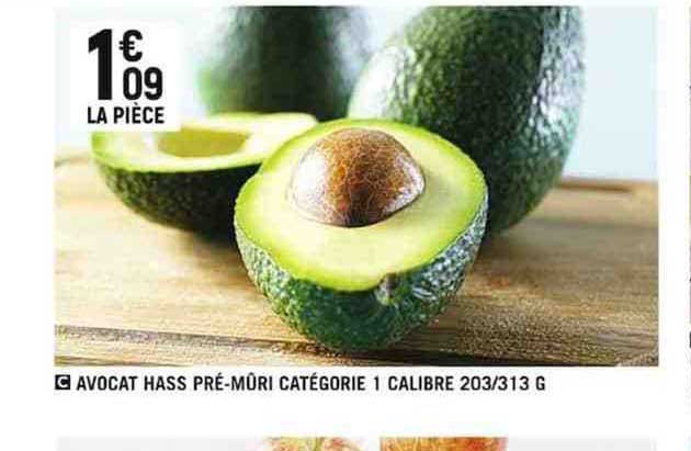 Avocat Hass Pré-mûri Catégorie 1 Calibre