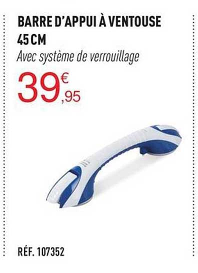 Barre D'appui à Ventouse