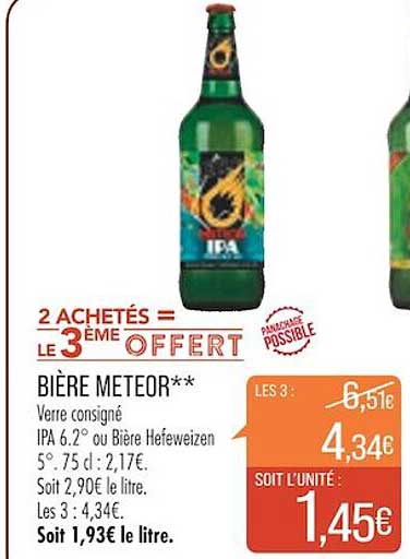 bière meteor verre consigné