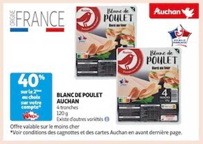 Blanc De Poulet Auchan