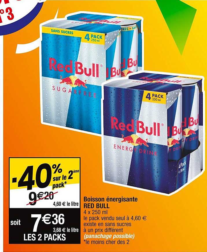 boisson énergisante red bull