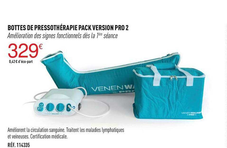 bottes de pressothérapie pack version pro 2