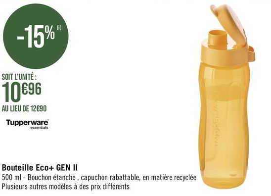 bouteille éco+ gen II