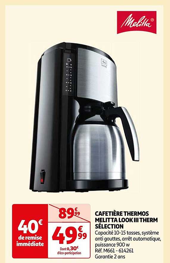 cafetière thermos melitta look III therm sélection