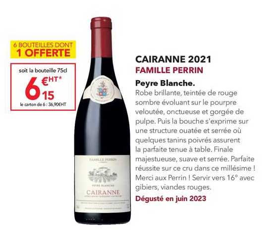 cairanne 2021 famille perrin peyre blanche