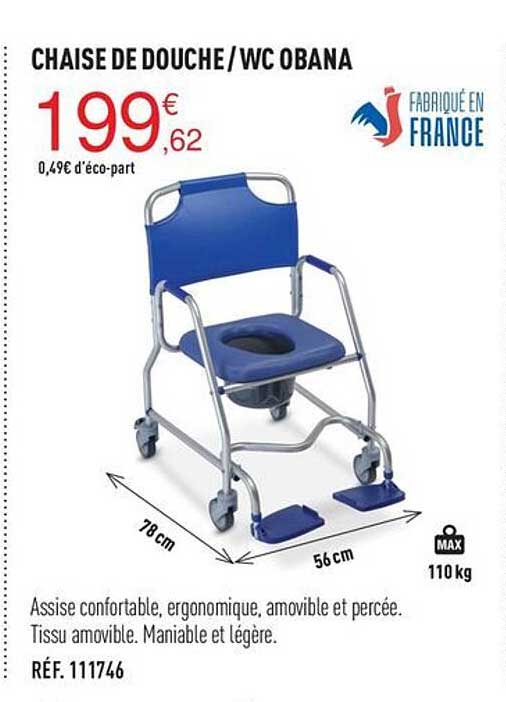 Chaise De Douche Ou Wc Obana