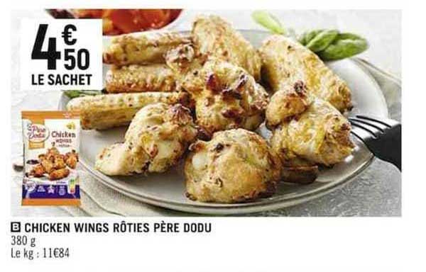 chicken wings rôties père dodu