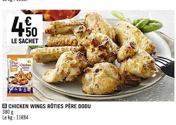 chicken wings rôties père dodu