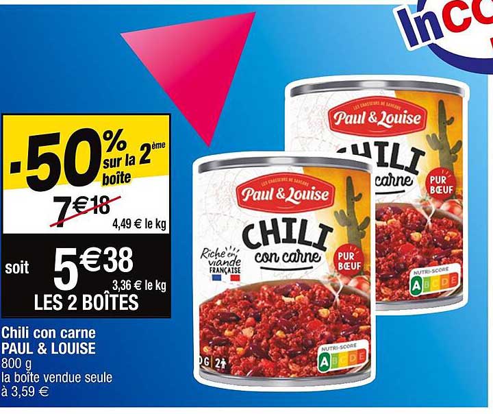 chili con carne paul & louise