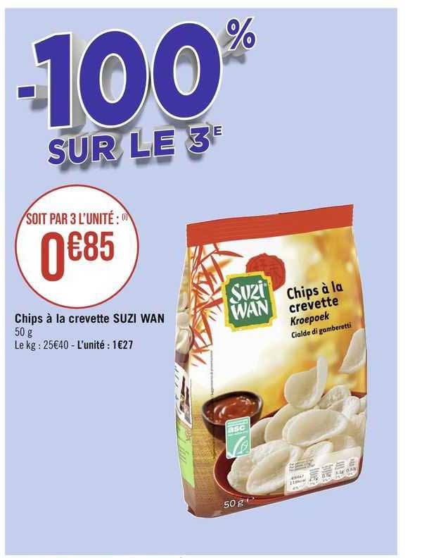 chips à la crevettes suzi wan