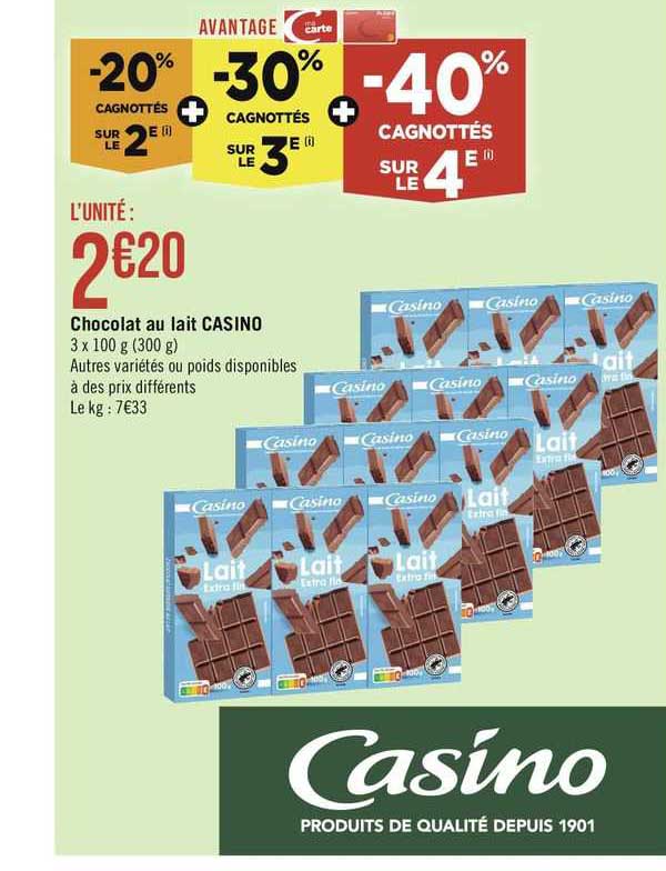 Chocolat Au Lait Casino