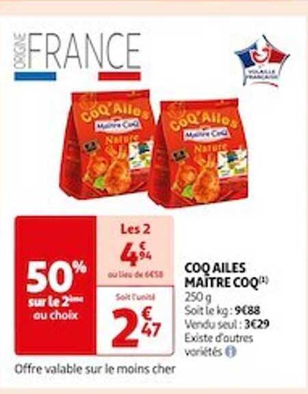 Coq Ailes Maître Coq