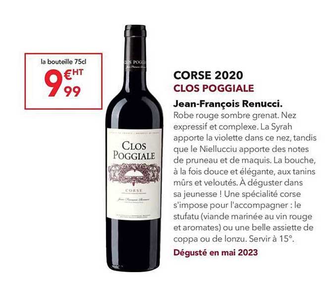 corse 2020 clos poggiale jean-françois renucci.