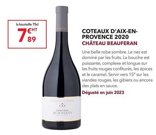 coteaux d'aix-en-provence 2020 château beauferan