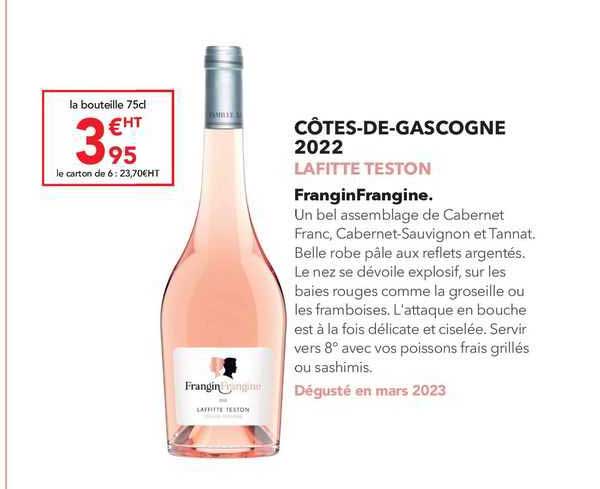 côtes-de-gascogne 2022 lafitte teston