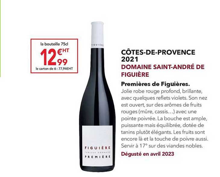 côtes-de-provence 2021 domaine saint-andré de figuière