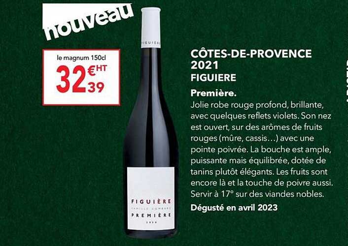 côtes-de-provence 2021 figuiere première.