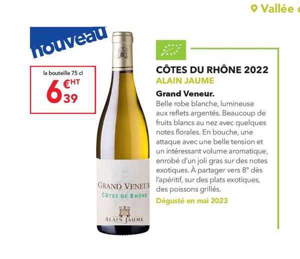 côtes du rhône 2022 alain jaume grand veneur