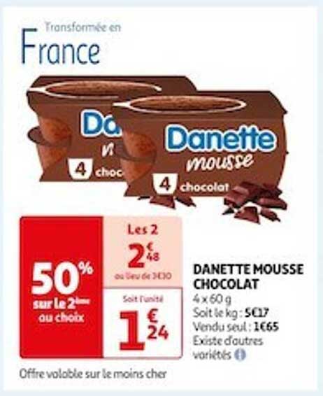 Danette Mousse Chocolat