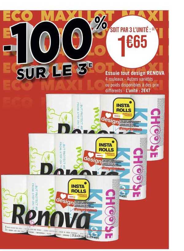 essuie tout design renova