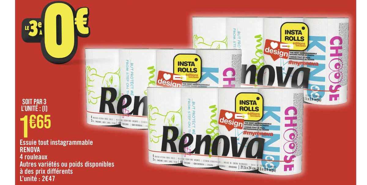 essuie tout instagrammable renova