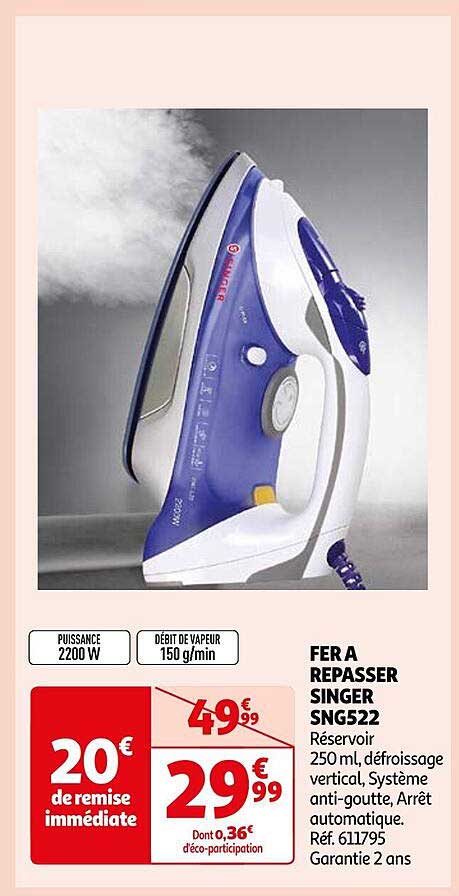 Fer à Repasser Singer Sng522