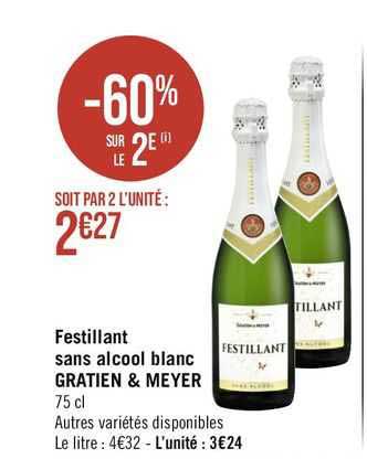 festillant sans alcool blanc gratien & meyer