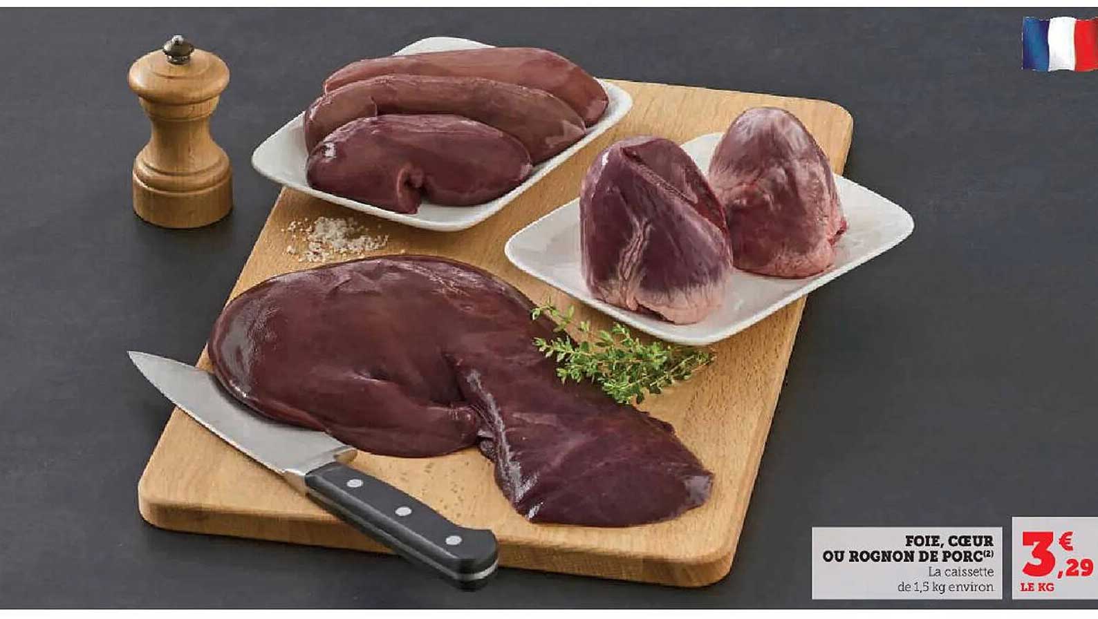 Foie, Cœur Ou Rognon De Porc