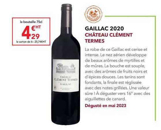 gaillac 2020 château clément termes