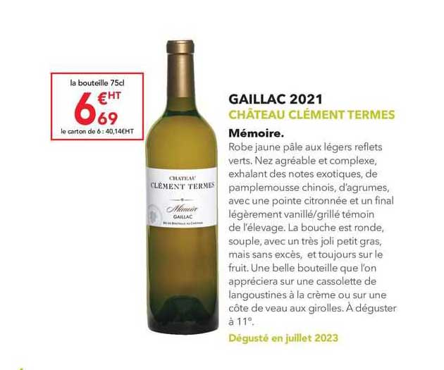 gaillac 2021 château clément termes