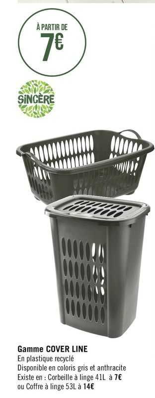 gamme cover line sincère