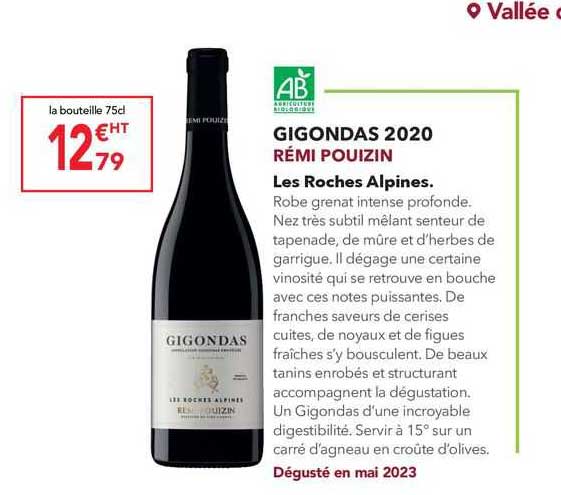 gigondas 2020 rémi pouizin les roches alpines
