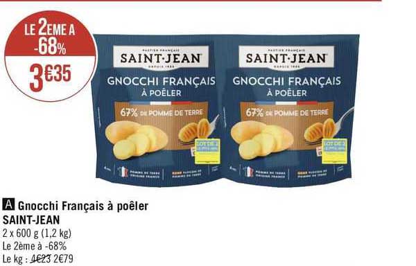gnocchi français à poêler saint-jean