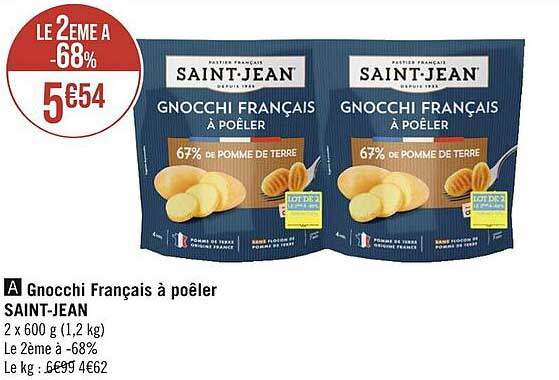 gnocci français à poêler saint-jean