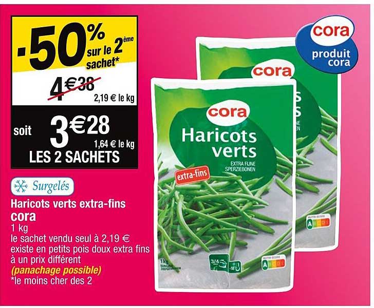 haricots verts extra-fins cora