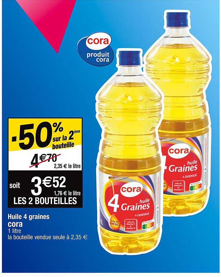 Huile 4 Graines Cora