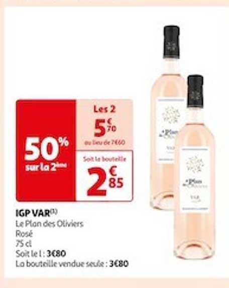 igp var le plan des oliviers rosé