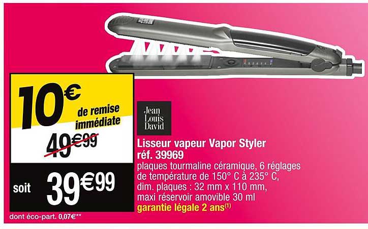 jean louis david lisseur vapeur vapor styler