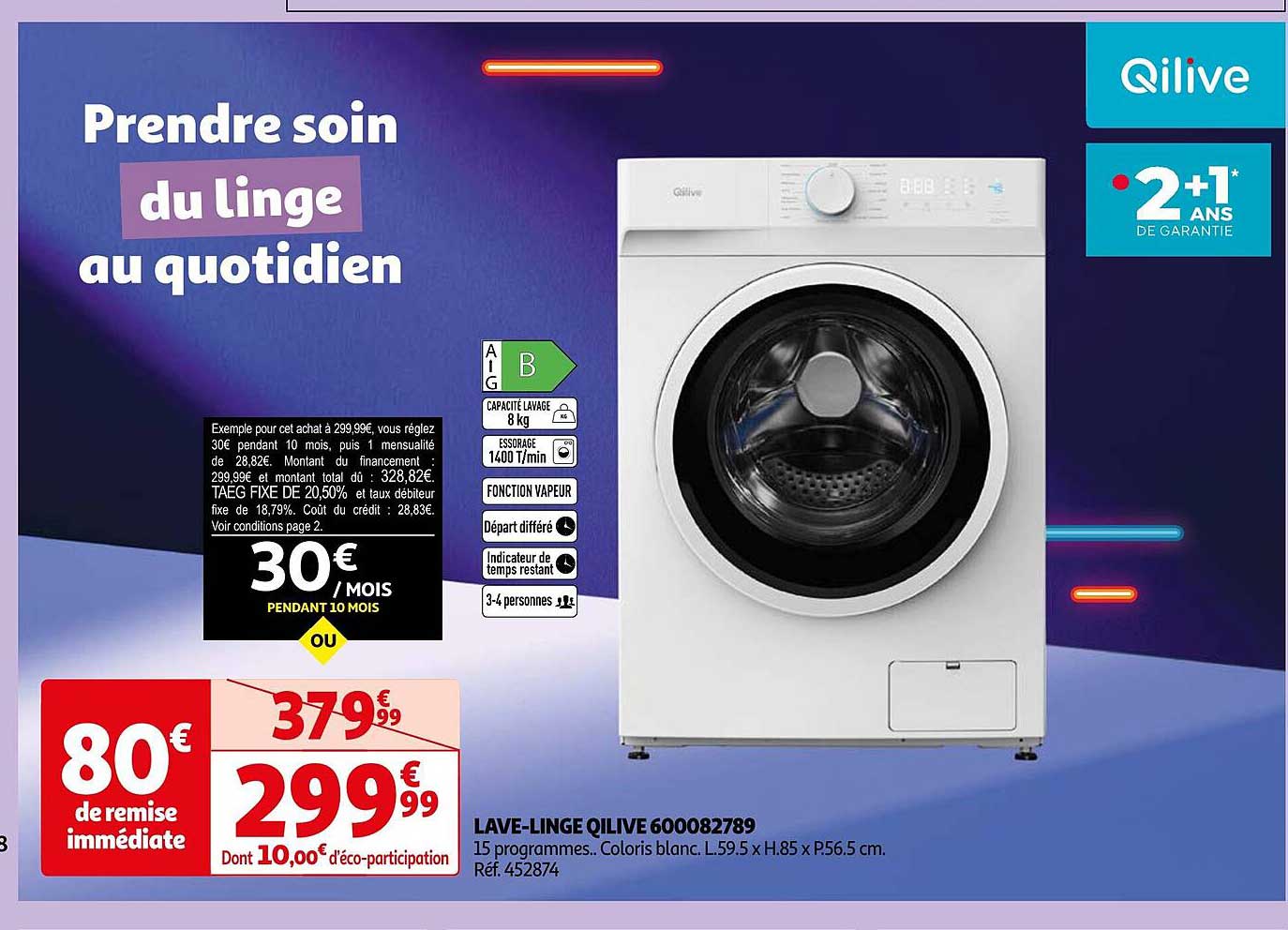 lave-linge qilive 600082789
