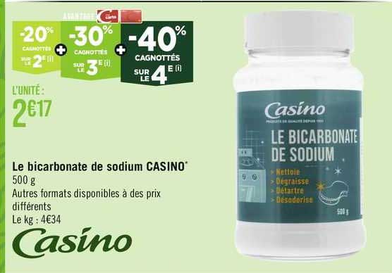 Le Bicarbonate De Sodium Casino