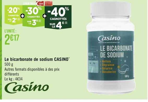 Le Bicarbonate De Sodium Casino