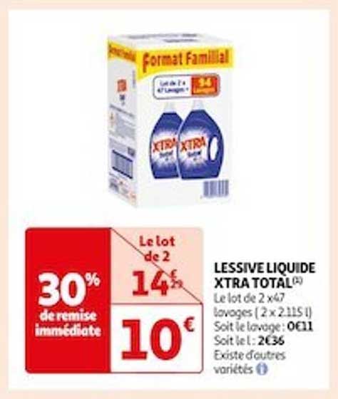 Lessive Liquide Xtra Total