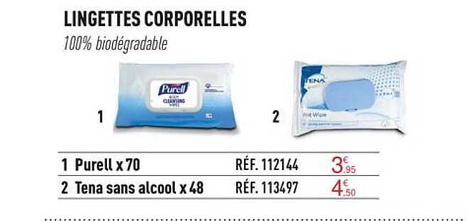 lingettes corporelles