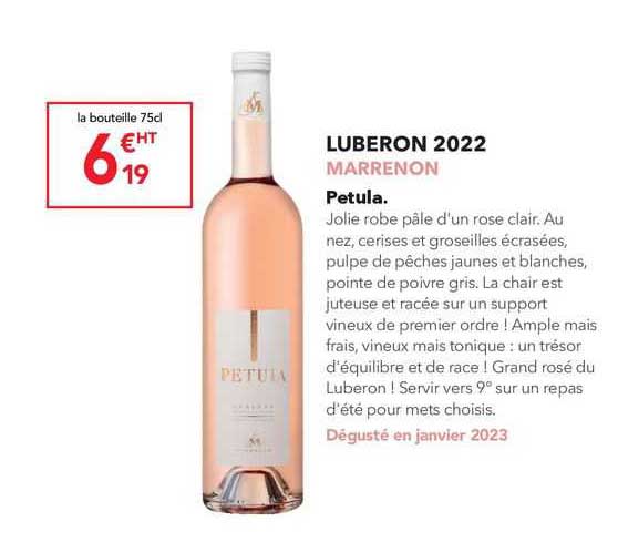 Luberon 2022 Marrenon Petula